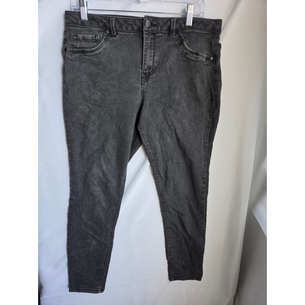 d.jeans Skinny Jeans Womens  Gray Acid Wash Skinny High Rise Skinny